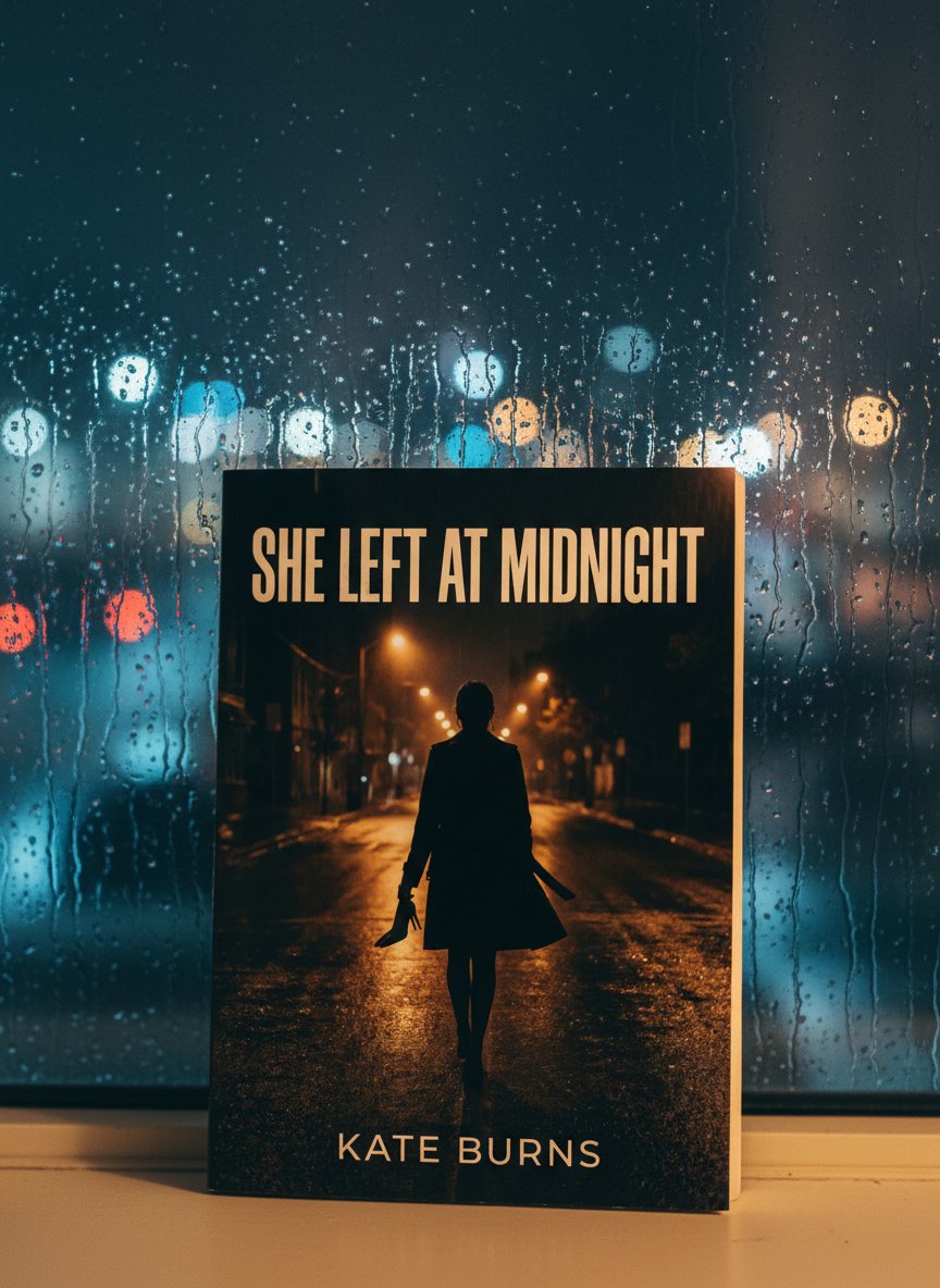 Thriller cover 3D book mockup