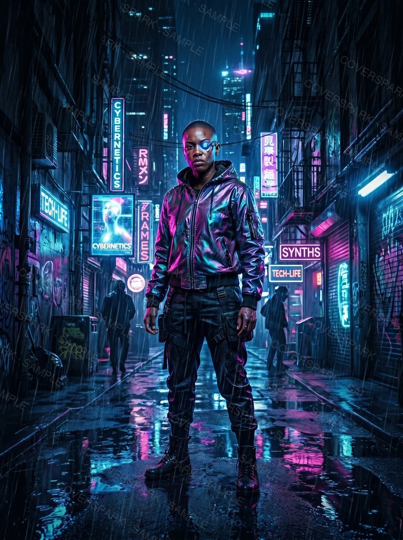 Cyberpunk cover — artwork only
