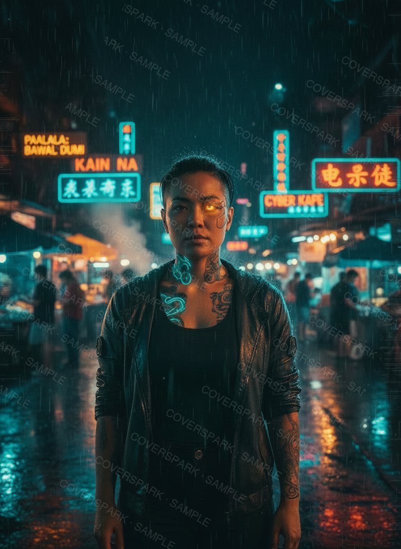 Dark Sci-Fi cover — artwork only
